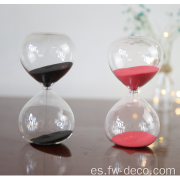 Temporizadores de arena de reloj de arena de borosilicato de vidrio /Temporizador de arena azul